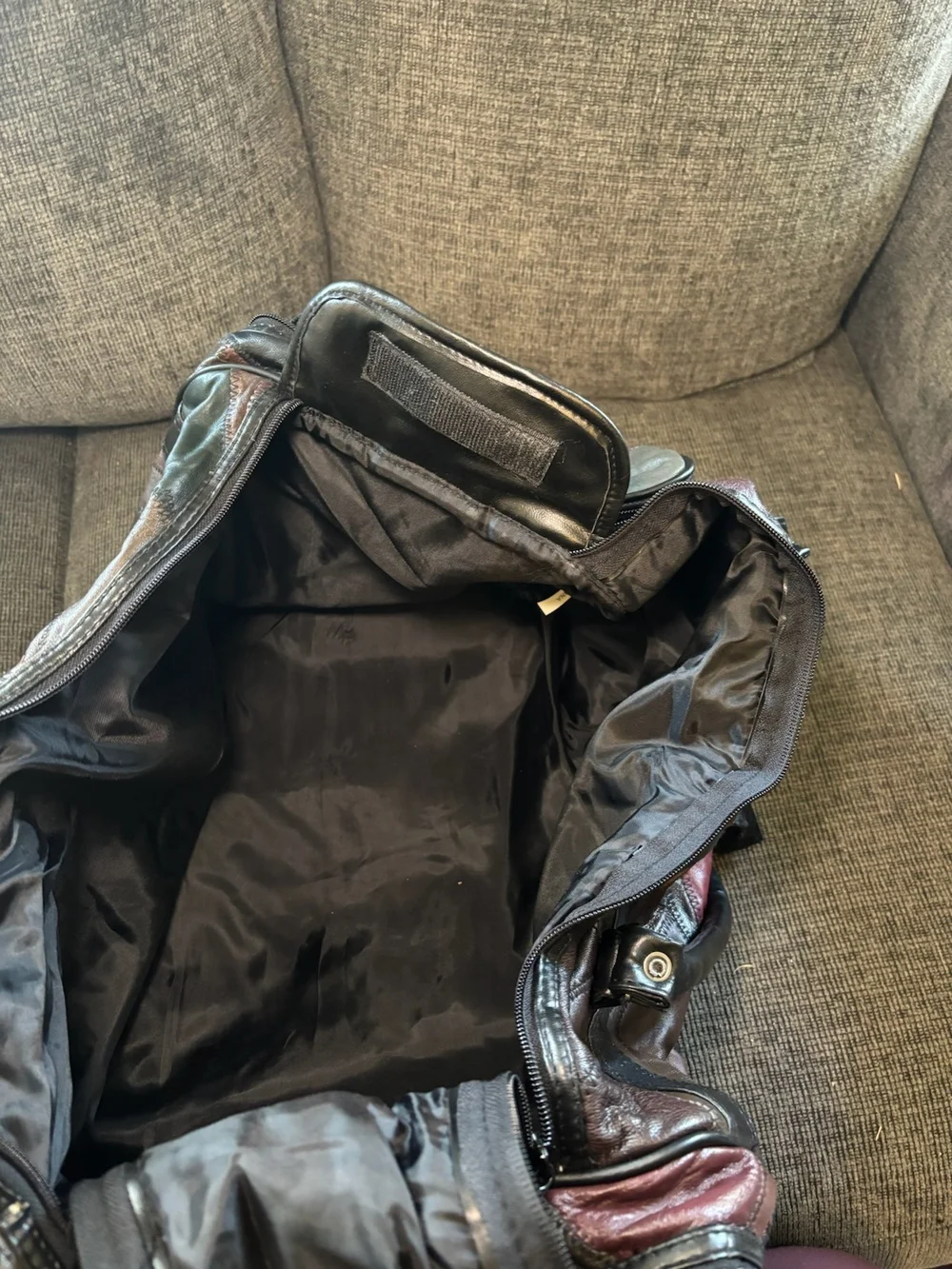 1 NWT Brown/ 1 NWOT Black Leather Weekender Duffel Bag - Genuine Leather